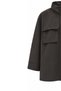 Zippered Snap Jacket Brown - 3