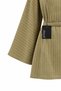 Ribbed Knitwear Tunic Oil Green - 3