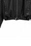 Belted Faux Leather Jacket Black - 3