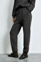 Cessıe Knitted Women's Sweatpants Brown - 2