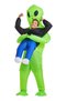 Funny Kidnapping Inflatable Costumes,Alien Costume, Ride On Alien Air Blow Up Costumes for Halloween Costume Parties,for Adult(150-190cm) - 8
