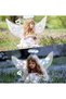 Wing Costume Kids,Feather Wings and Halo with LED Lights,Headband Tulle Tutu Skirt Fairy Magic Wand Carnival Cosplay Costume for Girls（3pcs set） - 4
