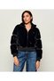 Black Women's Artificial Fur Coat