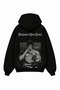 Unisex Oversize Black Clover Yami Sukehiro Back Printed Hooded Zipper Anime Zip Hoodie - 2