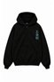Unisex Oversize Jjk Gojo the Honored One Back Printed Hooded Zipper Anime Zip Hoodie - 3
