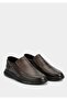 Brown Leather Men's Shoes - 2
