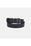 Men's Black Leather Casual Sports Belt