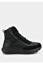 Black Leather Women's Outdoor Boots