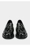 Black Leather Men's Shoes - 3