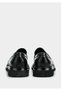 Black Leather Men's Shoes - 4