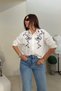 Beaded Embroidered Shirt White - 3