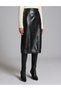 Black Slim Fit Woven Skirt 50330274-Vr046 - 4