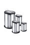 12L Stainless Steel Step Bin, Silver / Black - 2