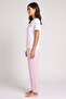 Women 2 Pcs Embroidered Pajama Top And Bottom Set, Multicolor - 3