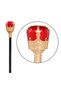 King Costume Set Red Cloak Golden Crown And Scepter Set Prince Capes Halloween Costume For Kids Teen Adult Cosplay Costumes - 8