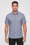 Men Stretch Fit Allover Print Short Sleeve Casual Shirt, Multicolor
