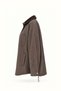 Velvet Collar Gingham Brown Jacket - 4