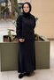 Crochet Knitwear Skirt Detailed Jacket Skirt Set