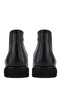 Men's Genuine Leather Black Casual Boots - 4