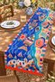Coastline and Fish Patterned Runner/Tablecloth/Placemat - 3