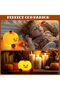 Pumpkin Night Light, Cute LED Pumpkin Lamp with 3 Level Dimmable, Nursery Nightlight for Kids, Silicone Rechargeable Bedside Touch Lamp, Funny Office Desk and Halloween Decor Toy for Woman Kids - 5