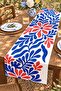Floral Silhouettes Patterned Runner / Tablecloth / Placemat - 3