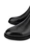 Men's Genuine Leather Black Casual Boots - 3
