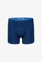 Men's Navy Blue Printed Spandex High Stretch Fabric Seamless Smooth Lightweight and Soft Boxer