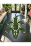 Auraplus Crocodile Figured Pattern Woven Base Decorative Carpet Auraplus128 - 2