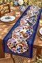 Lavender Animal Illustrations Patterned Runner/Tablecloth/Placemat - 3