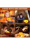 Pumpkin Night Light, Cute LED Pumpkin Lamp with 3 Level Dimmable, Nursery Nightlight for Kids, Silicone Rechargeable Bedside Touch Lamp, Funny Office Desk and Halloween Decor Toy for Woman Kids - 6