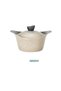 Lahoya Beige Marble 17-Piece Cookware Set - 3