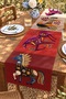Abstract Themed Horses Patterned Runner/Tablecloth/Placemat - 3