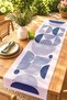 Blue Lines Patterned Runner / Tablecloth / Placemat