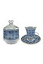 20-Piece Tea Set, Blue / Gold - 4