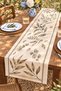 Simple Leaves Patterned Runner / Tablecloth / Placemat - 3