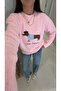Lucky Pink Dog Figured Knitwear - 3