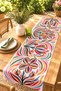 Drawing Flowers Patterned Runner / Tablecloth / Placemat