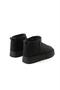 Mayge Black Suede Fur Lined Thick Sole Ankle Boots - 4