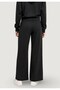 Onlmyra Women's Regular Waist Lace-Up Wide Leg Sweatpants Black - 3