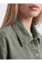 Esvab • Modern & Distinctive Shirt Roba Collar Loose Fit Women's Jean Jacket - 3