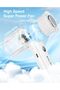 KALAMAN Handheld Portable Fan with Ice Cooler, 5000mAh Rechargeable Personal Fan,[15H Cooling Time] Mini Y Powerful [12000+ RPM] Small Pocket Fans for Travel/Outdoor/Office Quiet Neck Fan (White) - 6