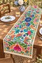 Pastel Flowers Patterned Runner / Tablecloth / Placemat - 3