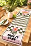 Good Vibes Only Patterned Runner / Tablecloth / Placemat
