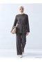 Rmz Gi̇yi̇m Farkiyla Zero Roba Collar Belted Women's Tunic - 2