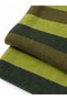 Retro Striped Oversize Knitwear Scarf Unisex Green - 8