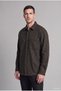 100% Cotton Regular Fit Polo Collar Pocketed Checkered Flannel Long Sleeve Shirt I0169Ax26Wn - 2