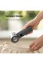KALAMAN Handheld Portable Fan with Ice Cooler, 5000mAh Rechargeable Personal Fan,[15H Cooling Time] Mini Y Powerful [12000+ RPM] Small Pocket Fans for Travel/Outdoor/Office Quiet Neck Fan (Black) - 7