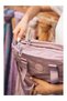 Lightweight Women's Water-Resistant 4-Compartment Parachute Fabric Adjustable Crossbody Hand and Shoulder Bag - 4