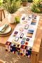Square Colorful Patterned Runner/Tablecloth/Placemat - 2